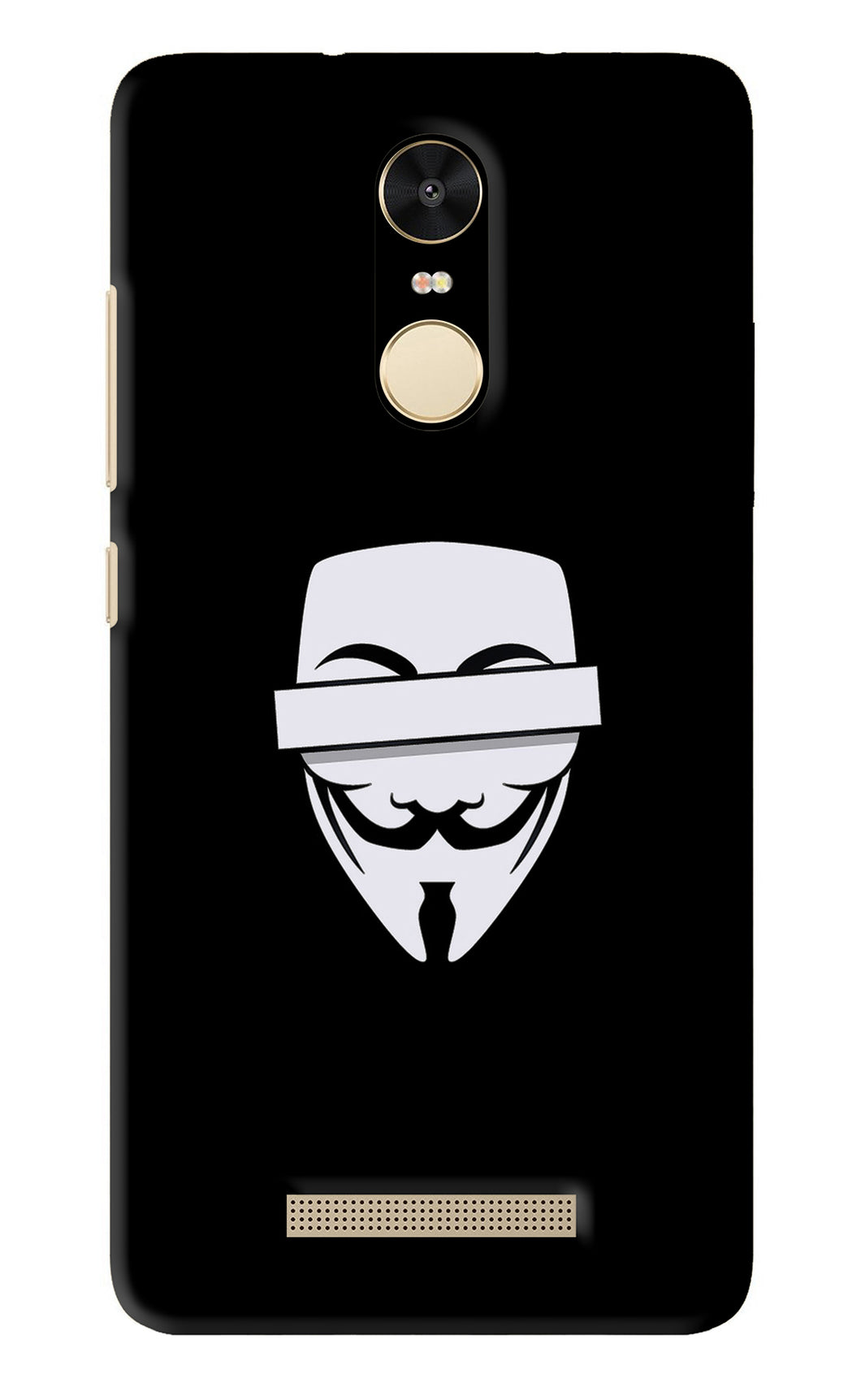 Anonymous Face Xiaomi Redmi Note 3 Back Skin Wrap