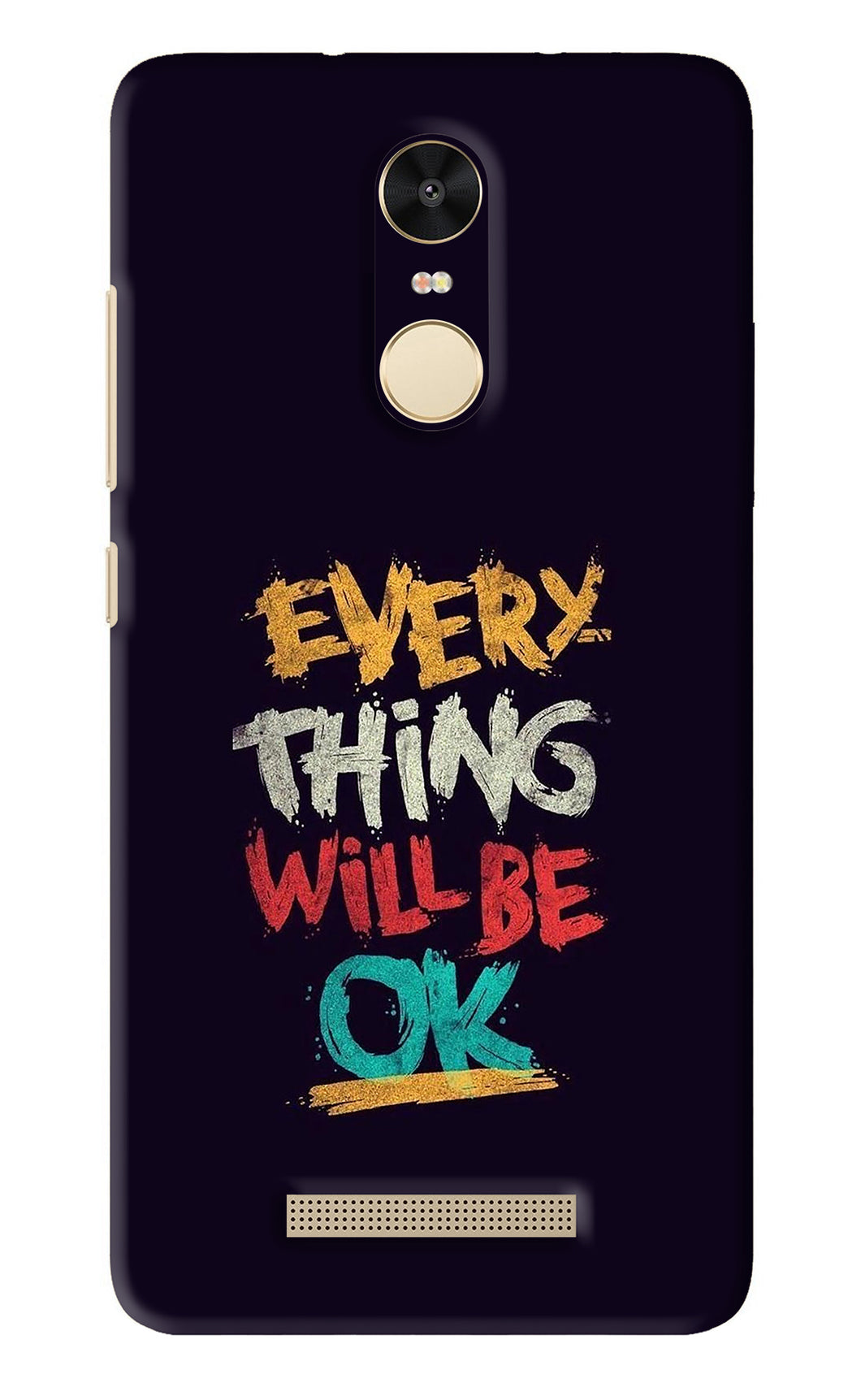 Everything Will Be Ok Xiaomi Redmi Note 3 Back Skin Wrap