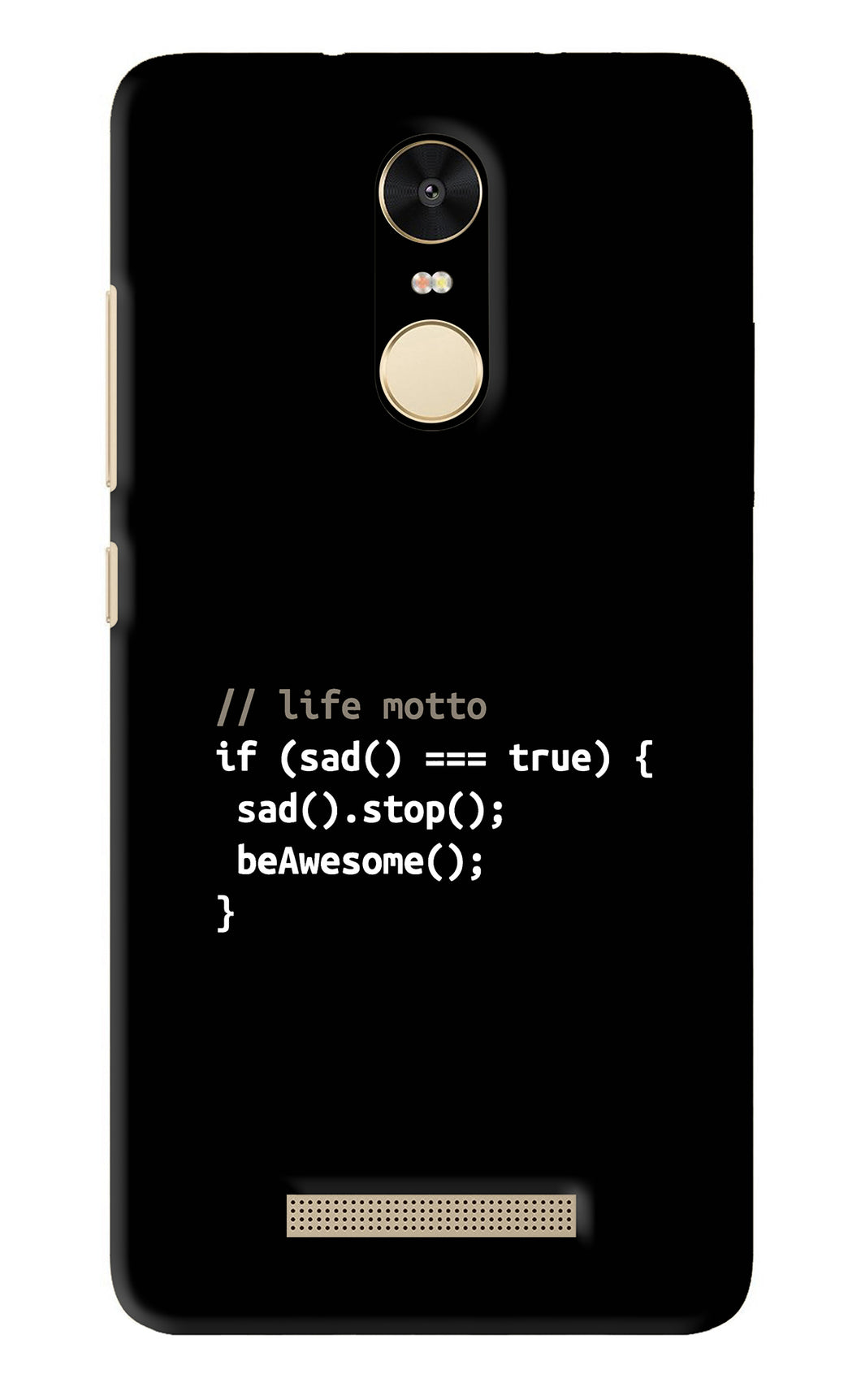 Life Motto Code Xiaomi Redmi Note 3 Back Skin Wrap