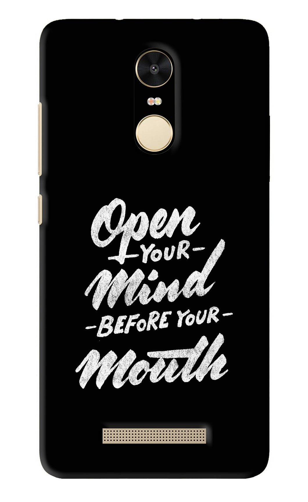 Open Your Mind Before Your Mouth Xiaomi Redmi Note 3 Back Skin Wrap