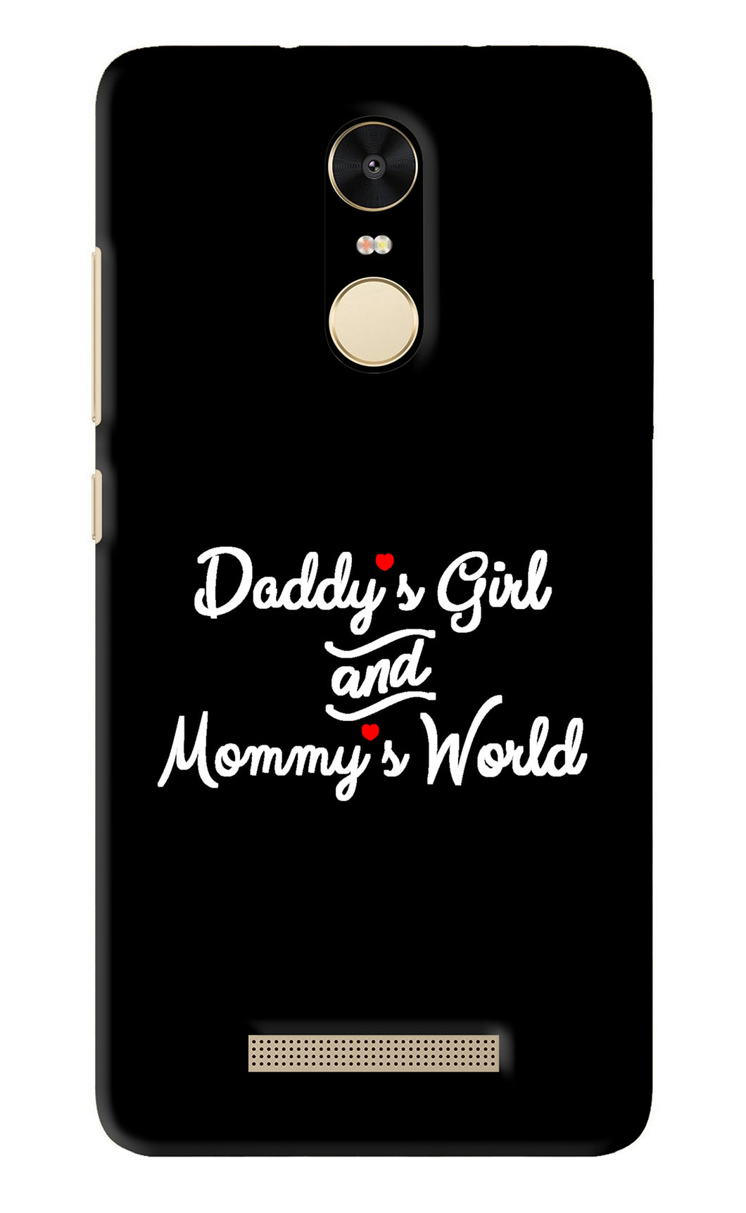 Daddy's Girl and Mommy's World Xiaomi Redmi Note 3 Back Skin Wrap