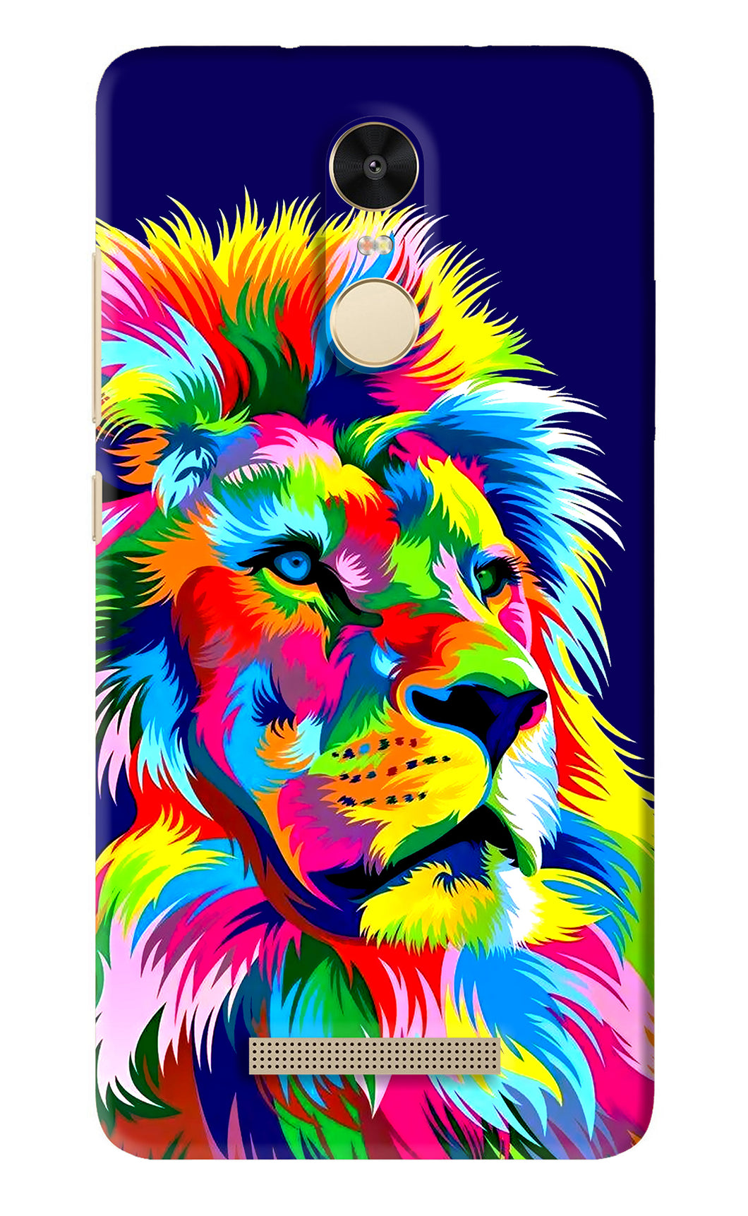 Vector Art Lion Xiaomi Redmi Note 3 Back Skin Wrap