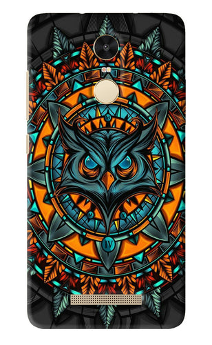 Angry Owl Art Xiaomi Redmi Note 3 Back Skin Wrap