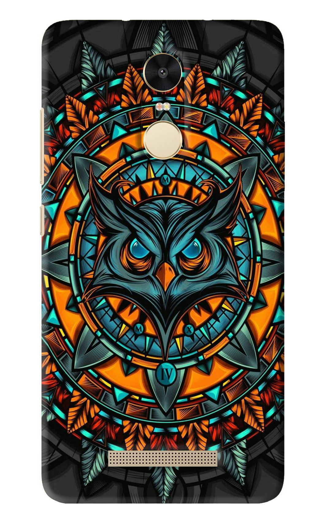 Angry Owl Art Xiaomi Redmi Note 3 Back Skin Wrap