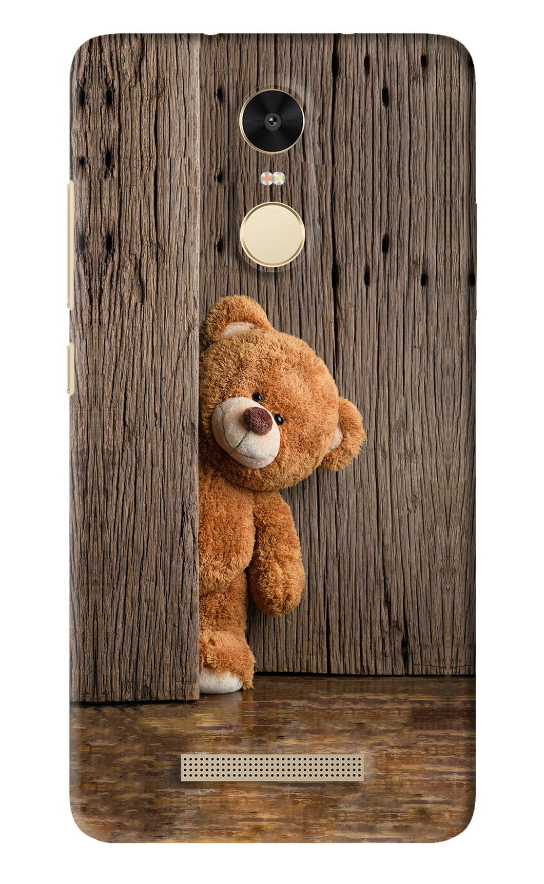 Teddy Wooden Xiaomi Redmi Note 3 Back Skin Wrap