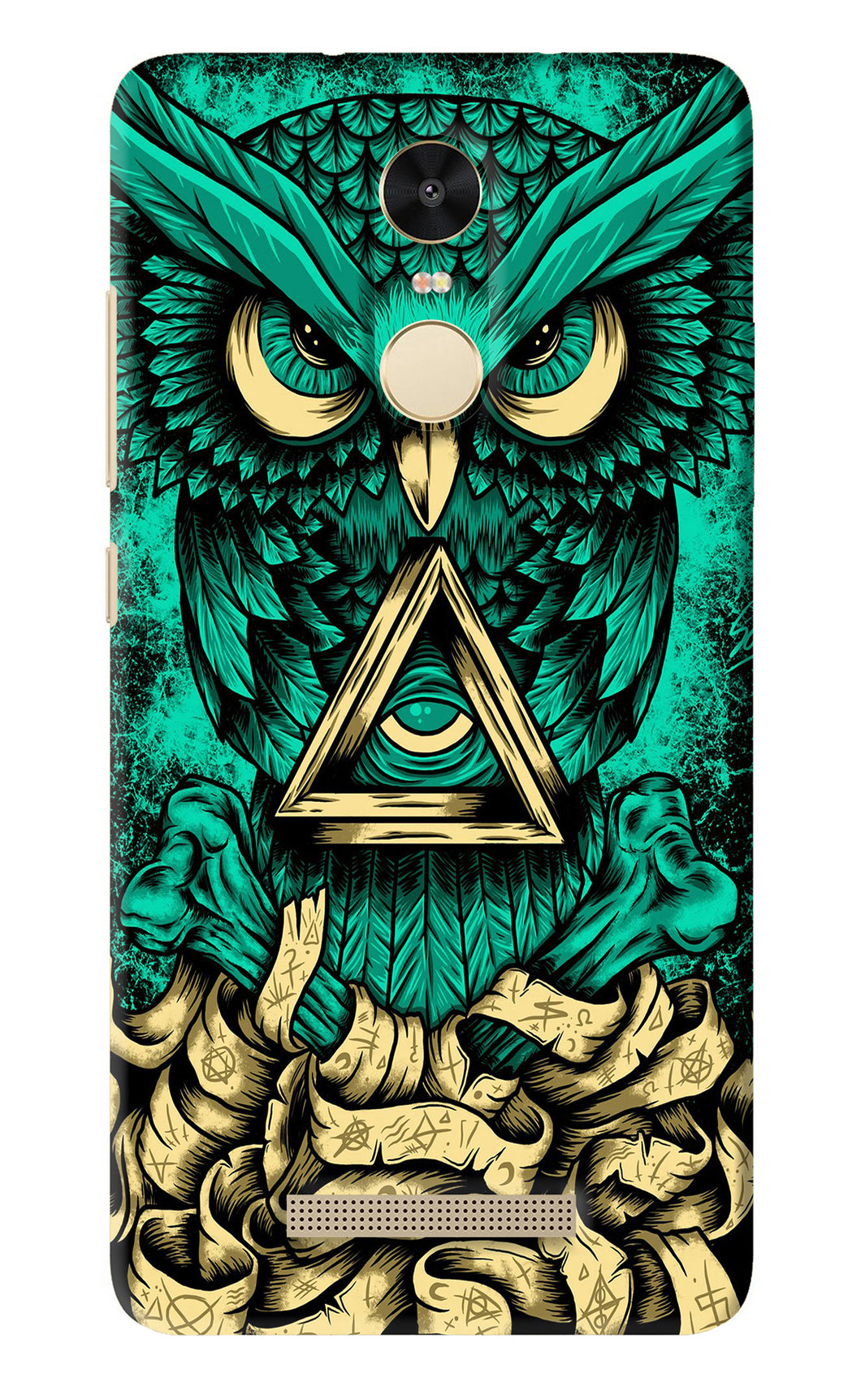 Green Owl Xiaomi Redmi Note 3 Back Skin Wrap