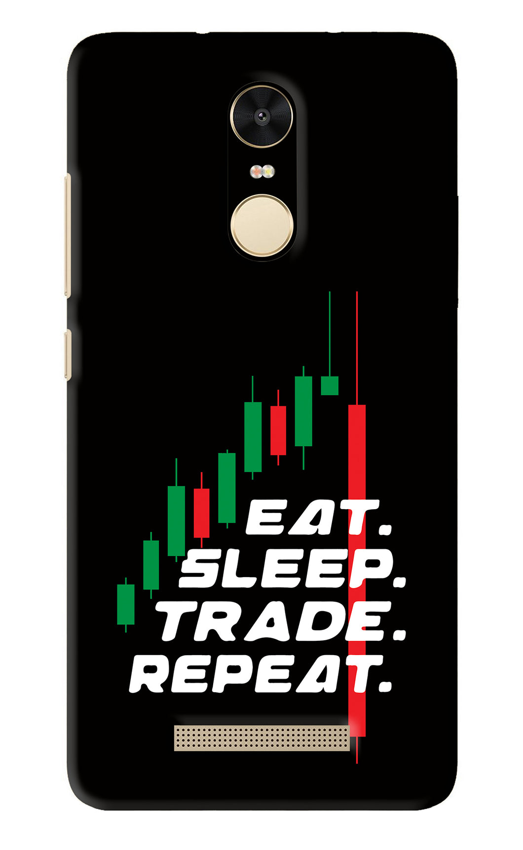 Eat Sleep Trade Repeat Xiaomi Redmi Note 3 Back Skin Wrap