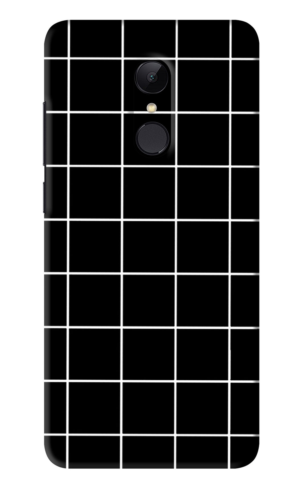 White Grid Xiaomi Redmi Note 4 Back Skin Wrap