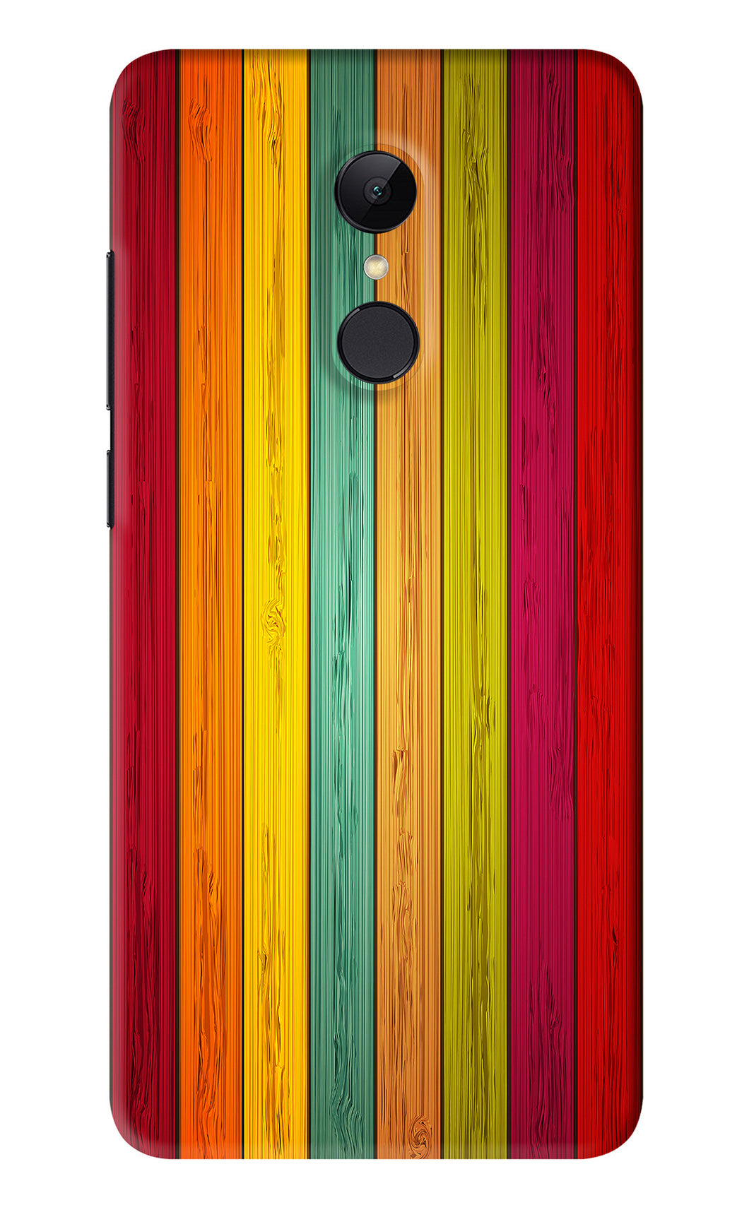 Multicolor Wooden Xiaomi Redmi Note 4 Back Skin Wrap
