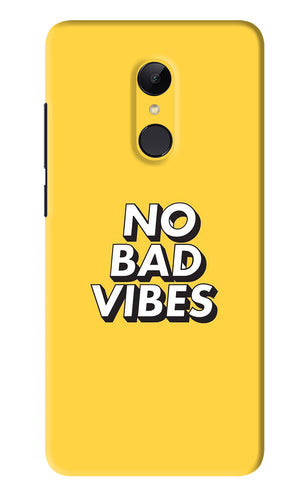 No Bad Vibes Xiaomi Redmi Note 4 Back Skin Wrap