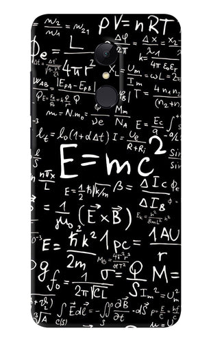 Physics Albert Einstein Formula Xiaomi Redmi Note 4 Back Skin Wrap