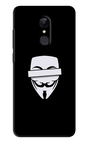 Anonymous Face Xiaomi Redmi Note 4 Back Skin Wrap