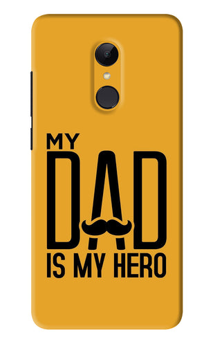 My Dad Is My Hero Xiaomi Redmi Note 4 Back Skin Wrap