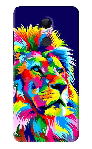 Vector Art Lion Xiaomi Redmi Note 4 Back Skin Wrap