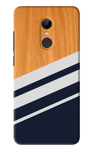 Black And White Wooden Xiaomi Redmi Note 4 Back Skin Wrap