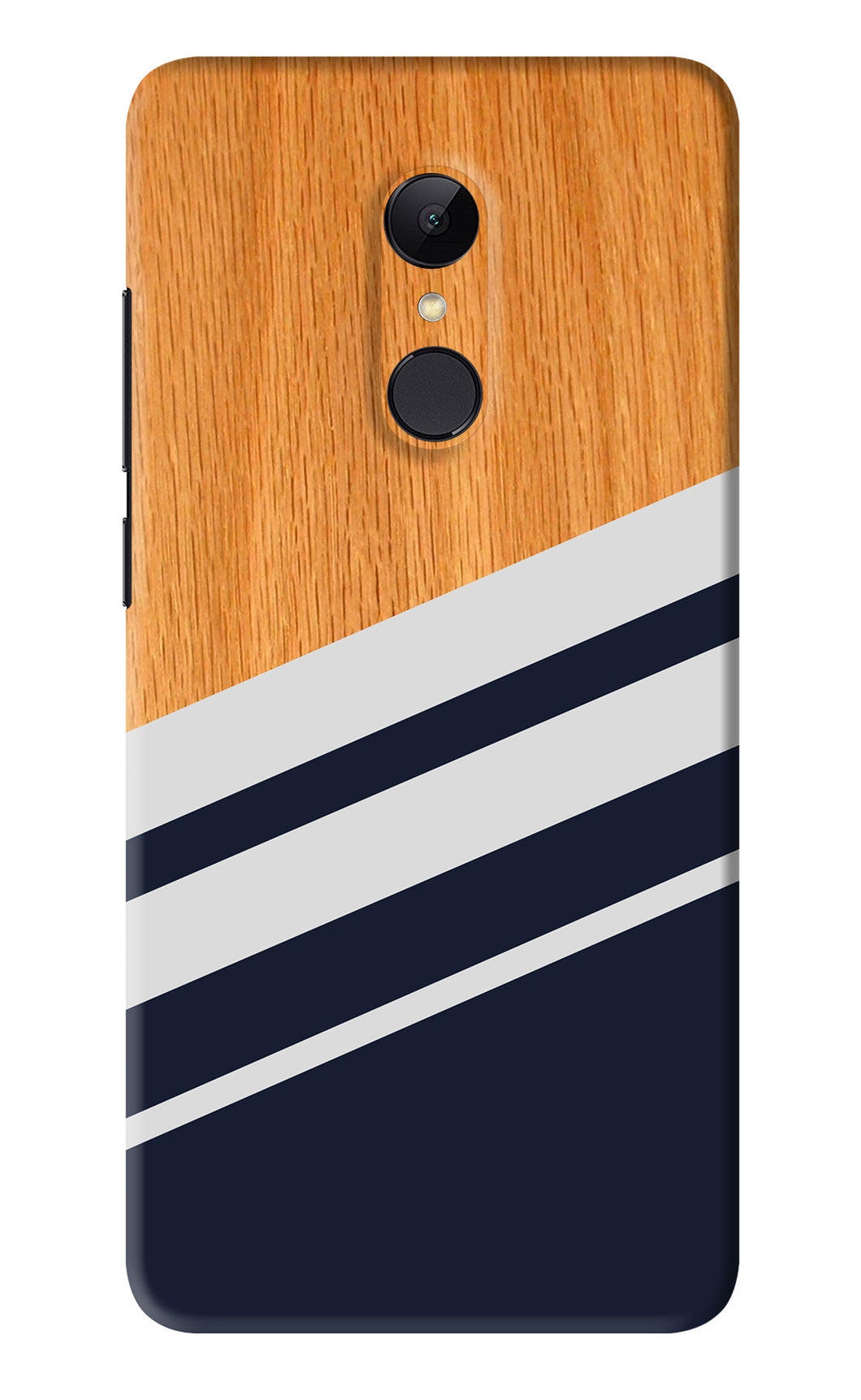 Black And White Wooden Xiaomi Redmi Note 4 Back Skin Wrap