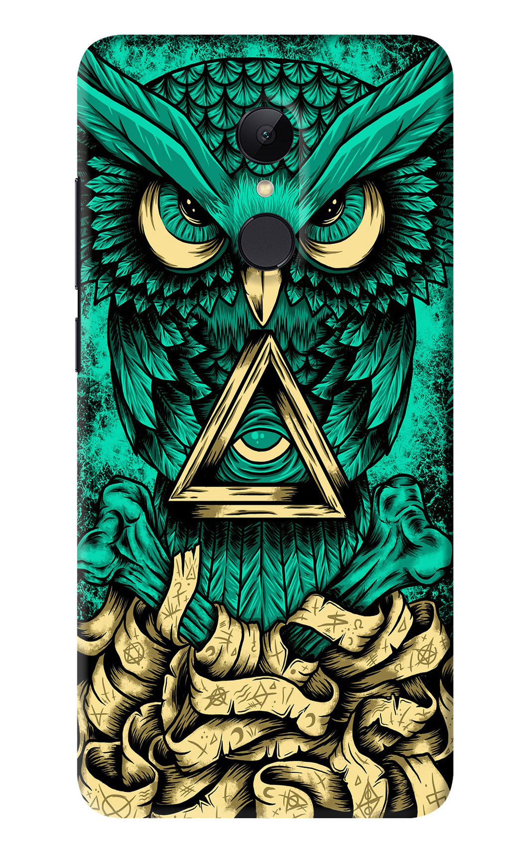 Green Owl Xiaomi Redmi Note 4 Back Skin Wrap