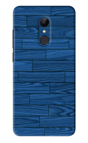 Blue Wooden Texture Xiaomi Redmi Note 5 Back Skin Wrap