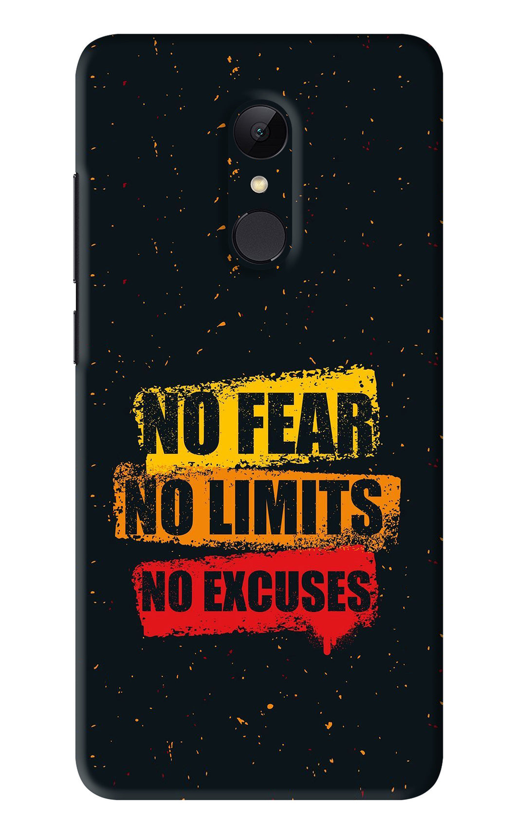 No Fear No Limits No Excuses Xiaomi Redmi Note 5 Back Skin Wrap