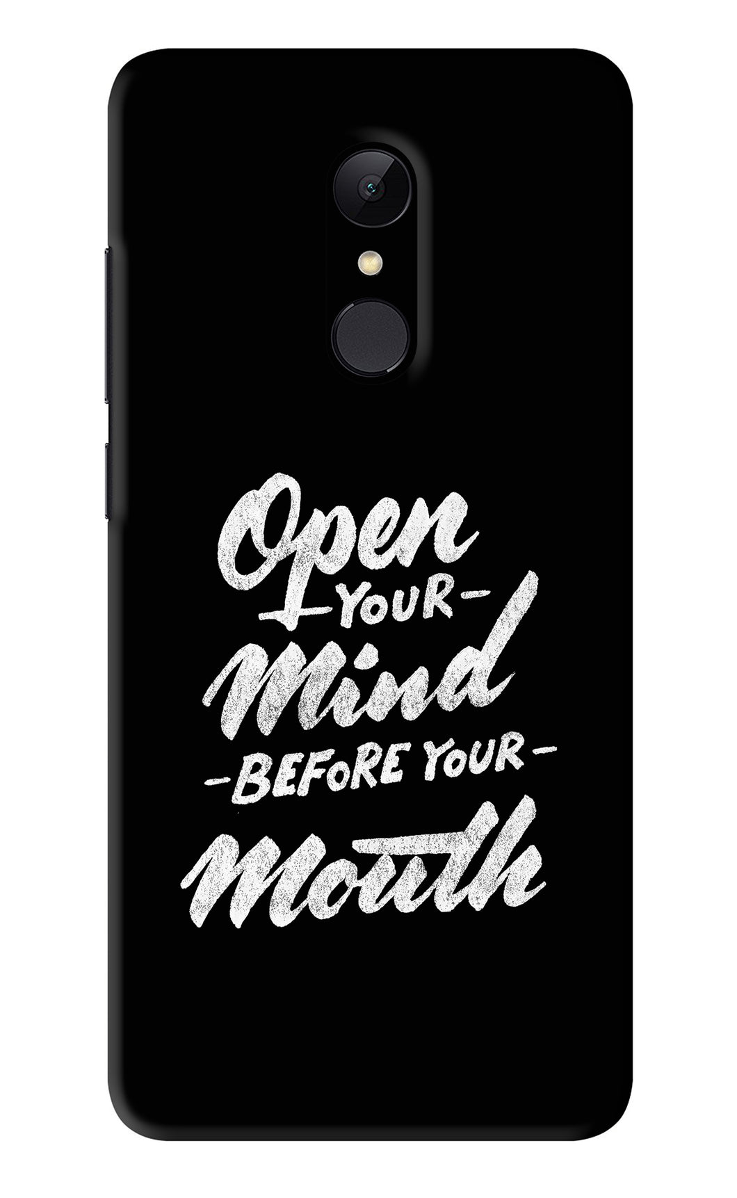 Open Your Mind Before Your Mouth Xiaomi Redmi Note 5 Back Skin Wrap