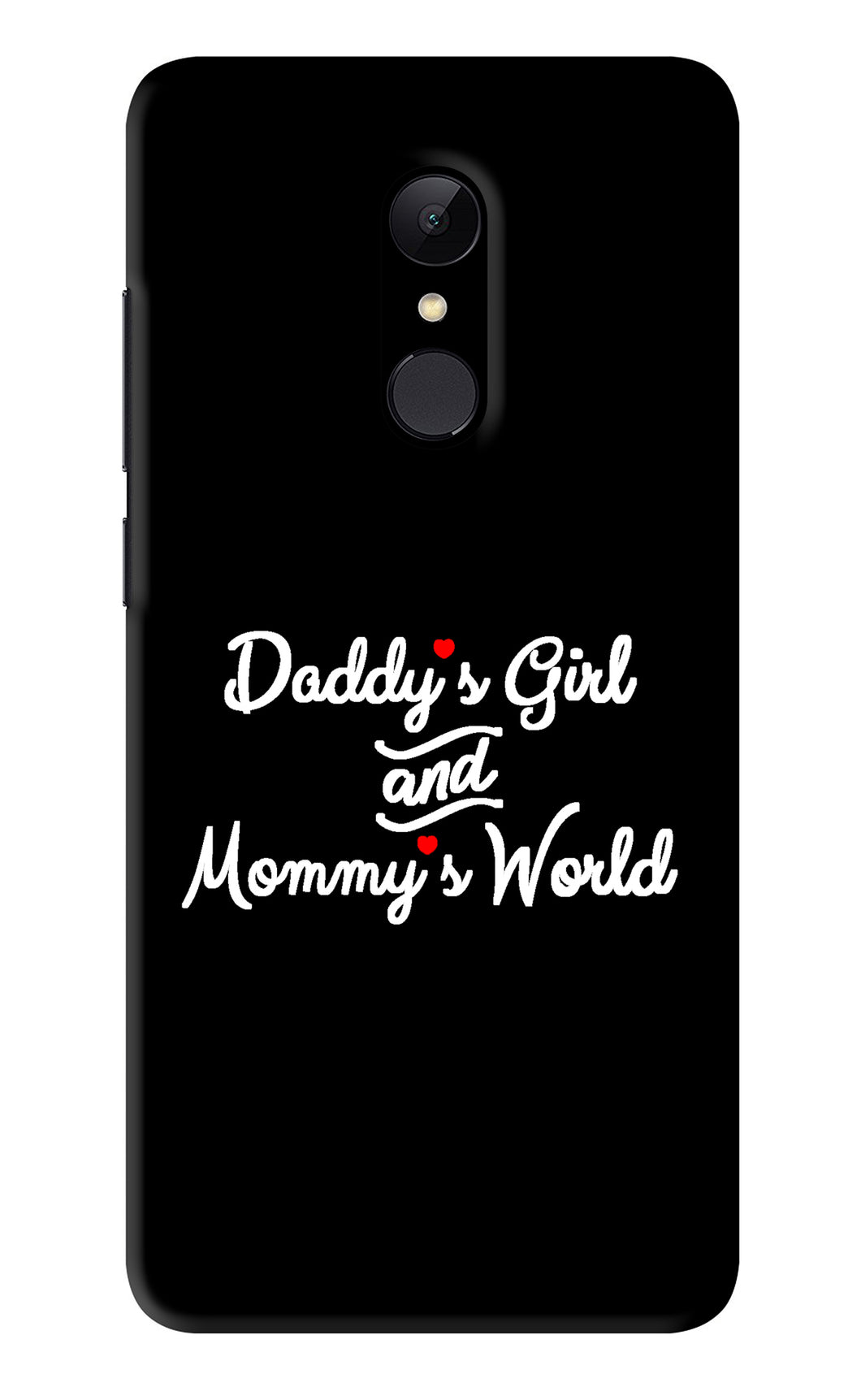 Daddy's Girl and Mommy's World Xiaomi Redmi Note 5 Back Skin Wrap