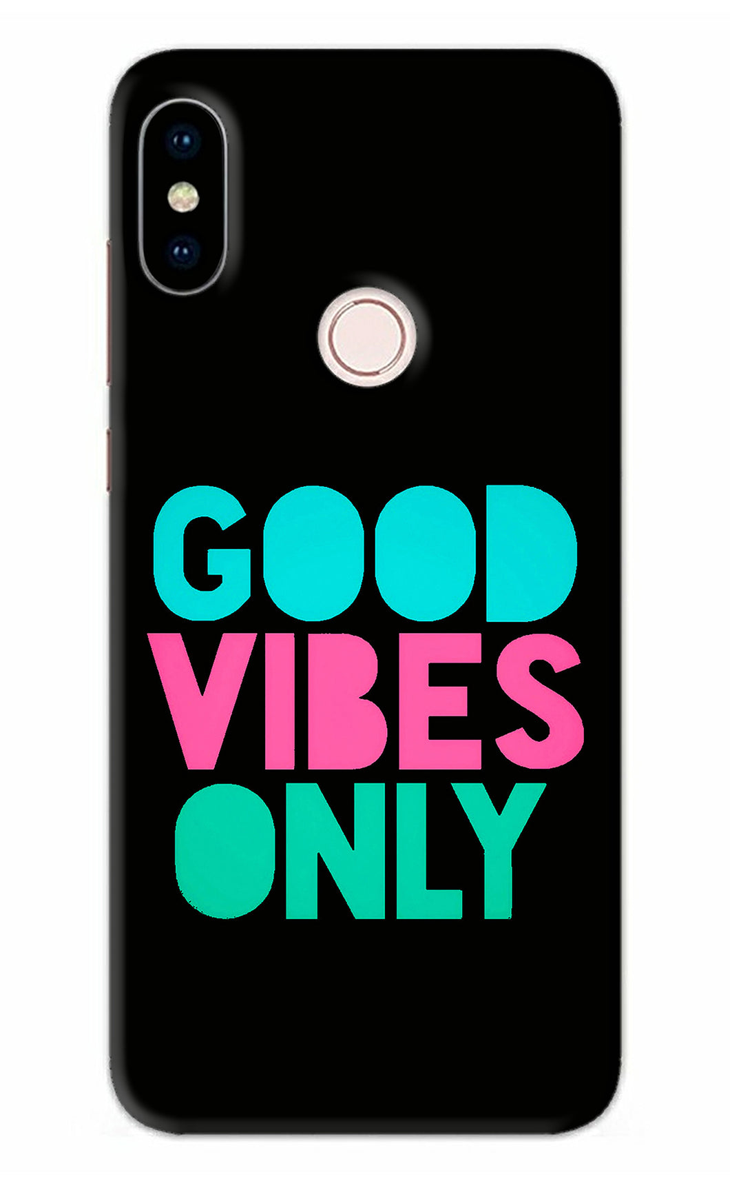 Quote Good Vibes Only Xiaomi Redmi Note 5 Pro Back Skin Wrap