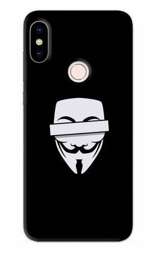 Anonymous Face Xiaomi Redmi Note 5 Pro Back Skin Wrap