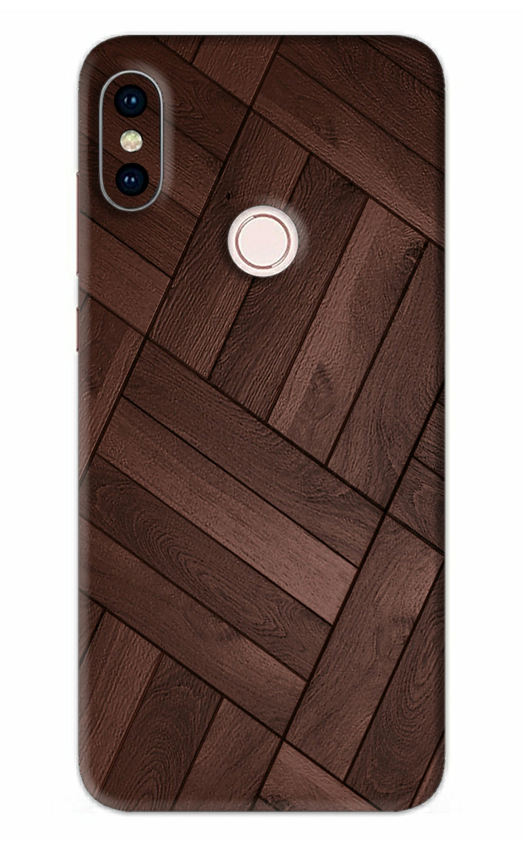 Wooden Texture Design Xiaomi Redmi Note 5 Pro Back Skin Wrap