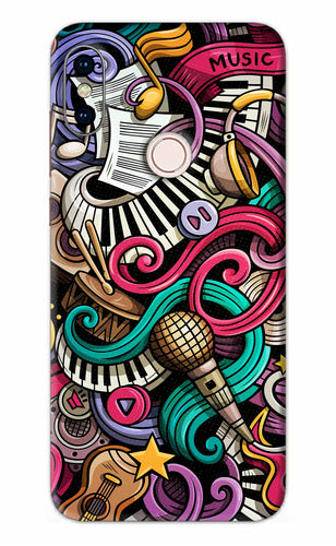 Music Abstract Xiaomi Redmi Note 5 Pro Back Skin Wrap