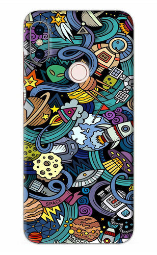 Space Abstract Xiaomi Redmi Note 5 Pro Back Skin Wrap