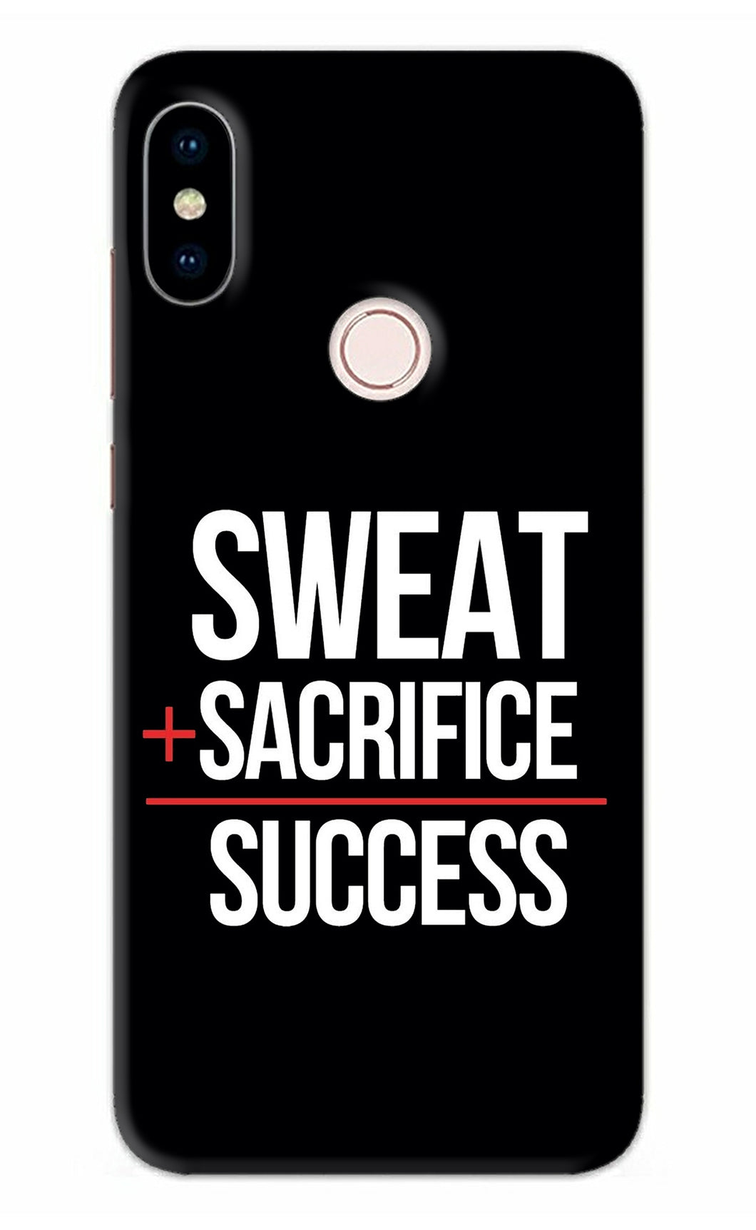 Sweat Sacrifice Success Xiaomi Redmi Note 5 Pro Back Skin Wrap