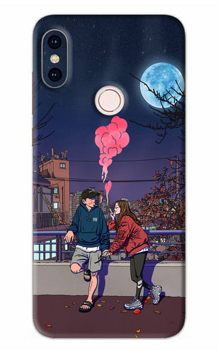 Chilling Couple Xiaomi Redmi Note 5 Pro Back Skin Wrap