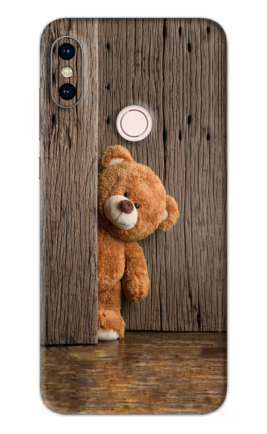 Teddy Wooden Xiaomi Redmi Note 5 Pro Back Skin Wrap