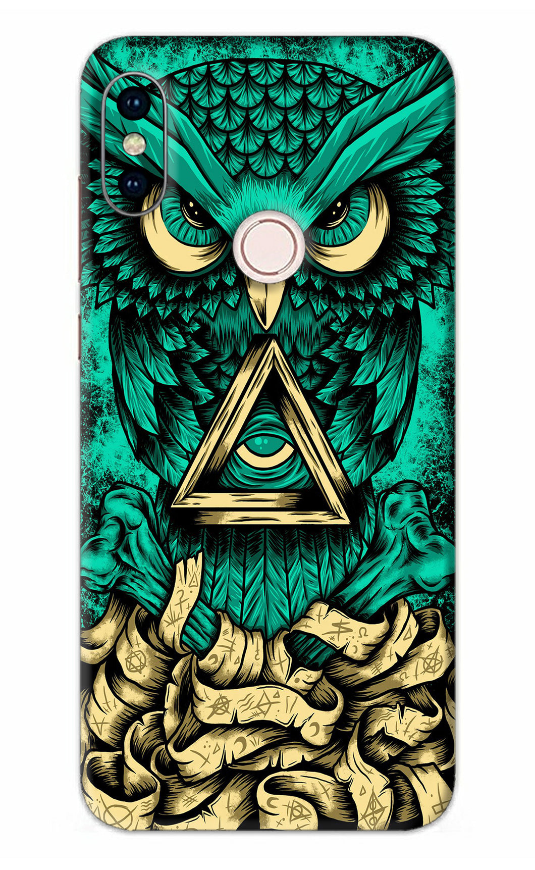 Green Owl Xiaomi Redmi Note 5 Pro Back Skin Wrap