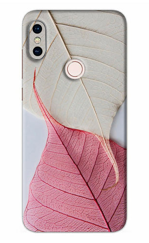 White Pink Leaf Xiaomi Redmi Note 5 Pro Back Skin Wrap