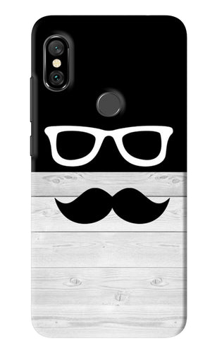 Mustache Xiaomi Redmi Note 6 Pro Back Skin Wrap