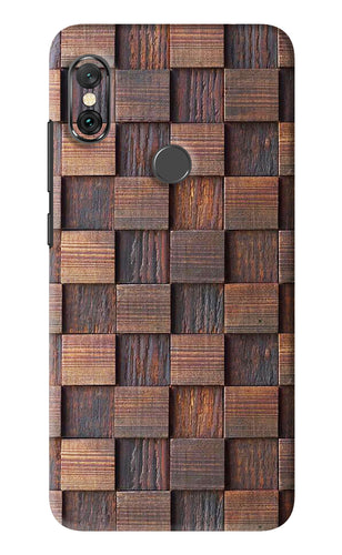 Wooden Cube Design Xiaomi Redmi Note 6 Pro Back Skin Wrap