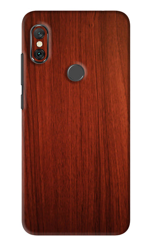 Wooden Plain Pattern Xiaomi Redmi Note 6 Pro Back Skin Wrap