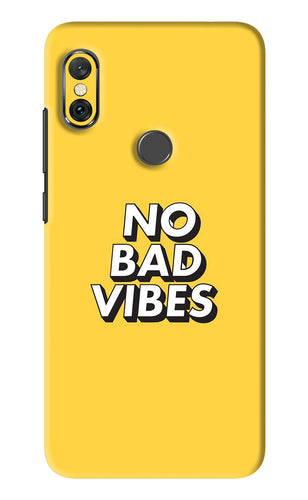 No Bad Vibes Xiaomi Redmi Note 6 Pro Back Skin Wrap