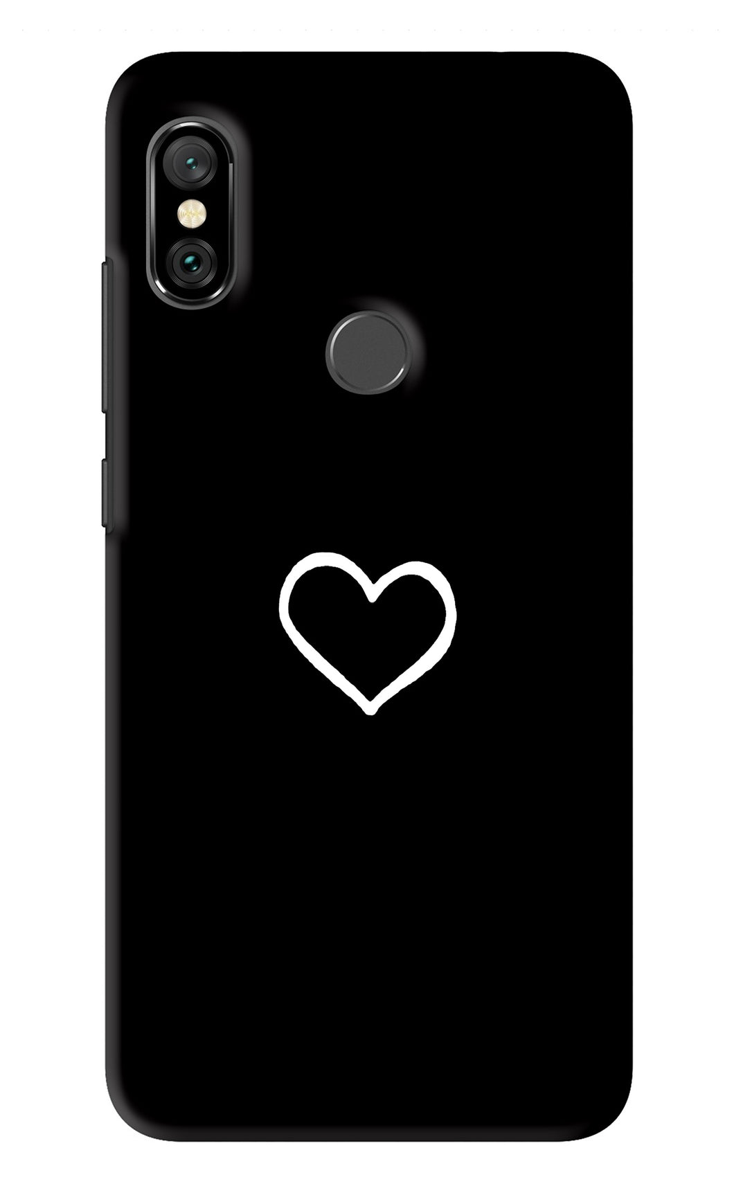 Heart Xiaomi Redmi Note 6 Pro Back Skin Wrap