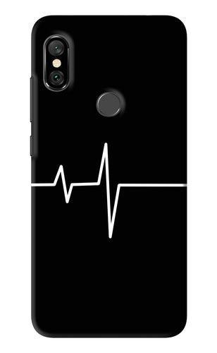 Heart Beats Xiaomi Redmi Note 6 Pro Back Skin Wrap