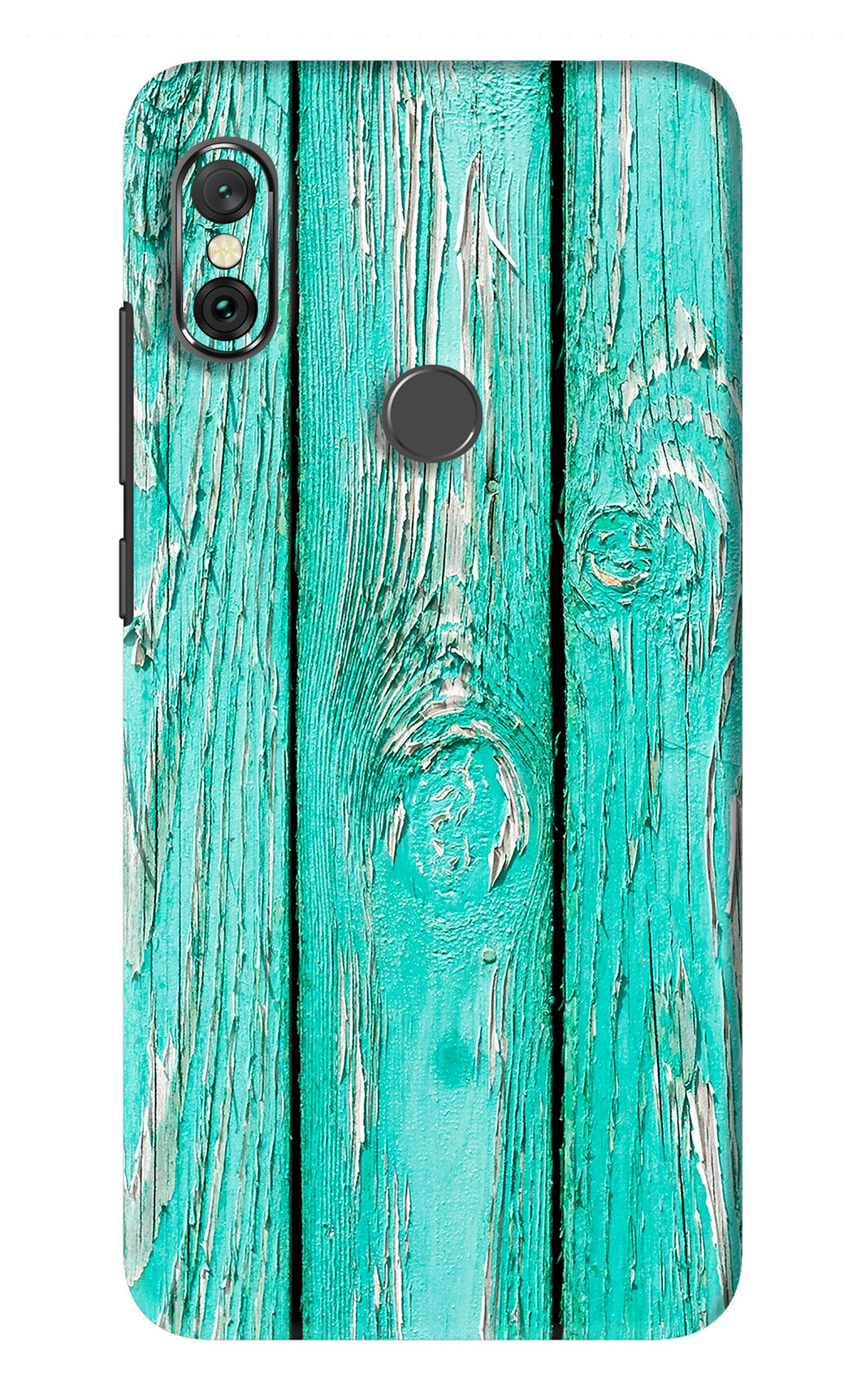 Blue Wood Xiaomi Redmi Note 6 Pro Back Skin Wrap