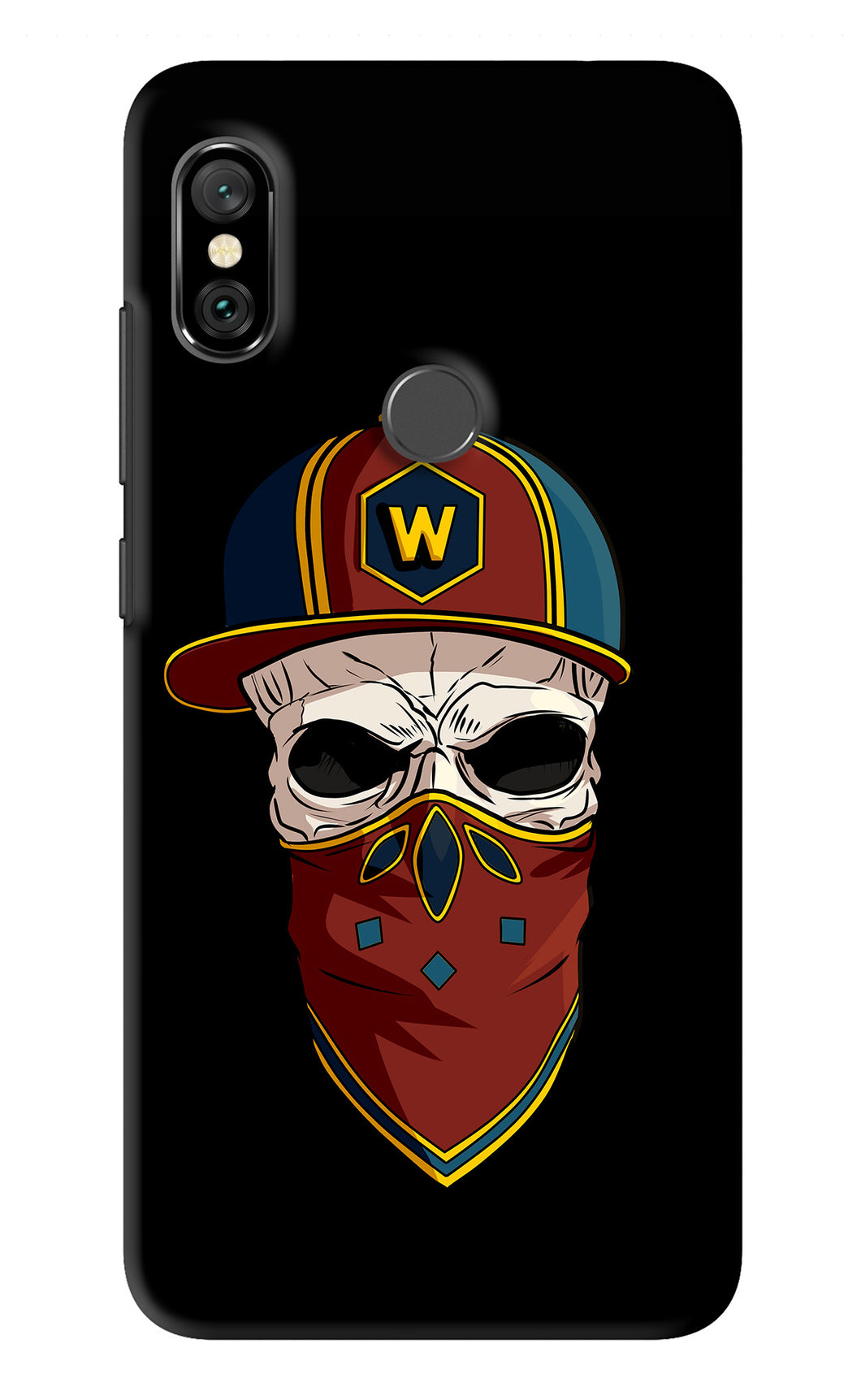 Skull Xiaomi Redmi Note 6 Pro Back Skin Wrap