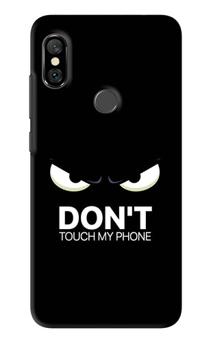 Don'T Touch My Phone Xiaomi Redmi Note 6 Pro Back Skin Wrap