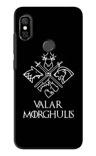 Valar Morghulis | Game Of Thrones Xiaomi Redmi Note 6 Pro Back Skin Wrap