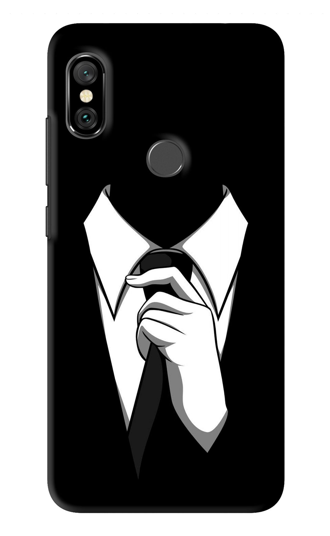 Black Tie Xiaomi Redmi Note 6 Pro Back Skin Wrap