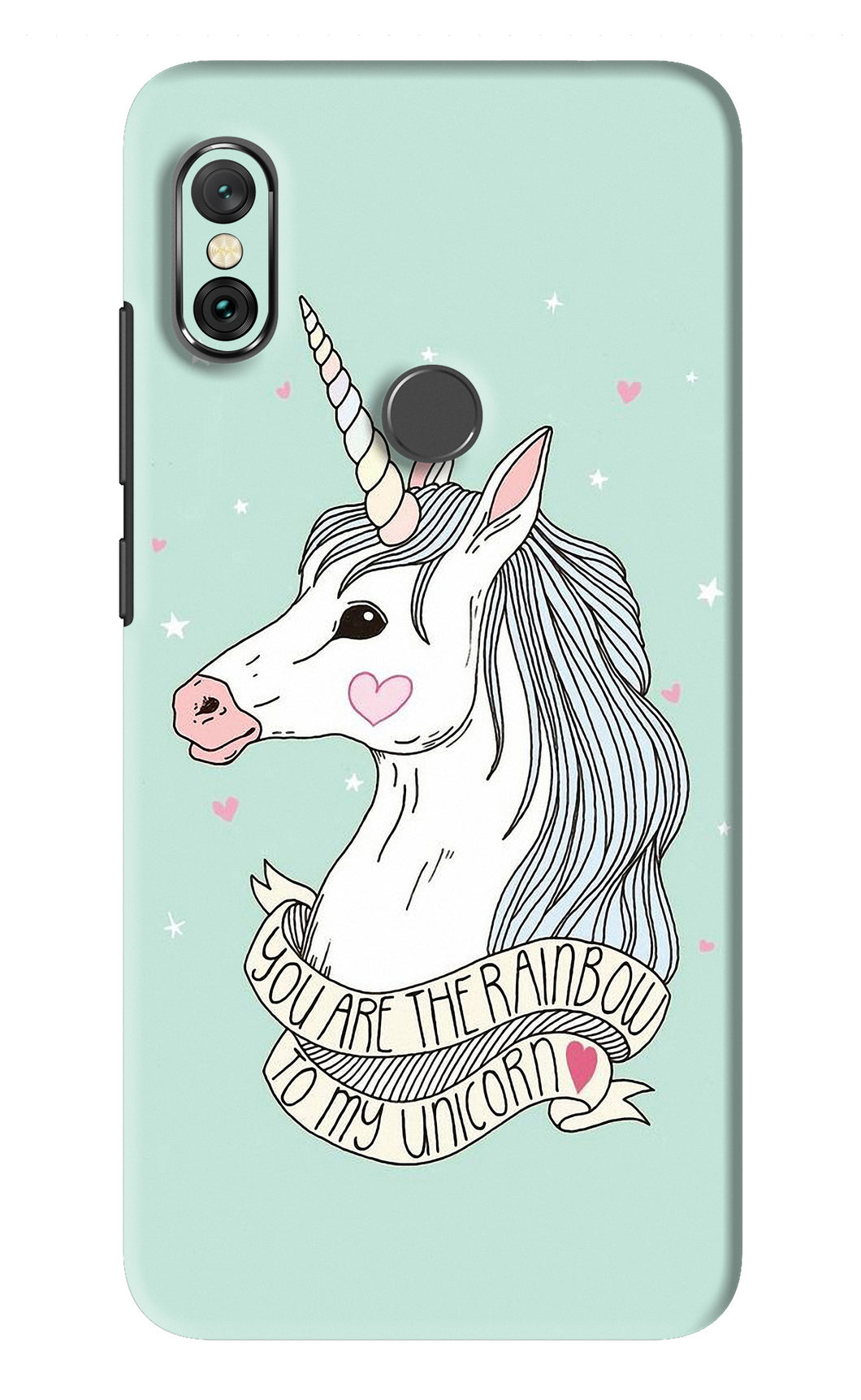 Unicorn Wallpaper Xiaomi Redmi Note 6 Pro Back Skin Wrap