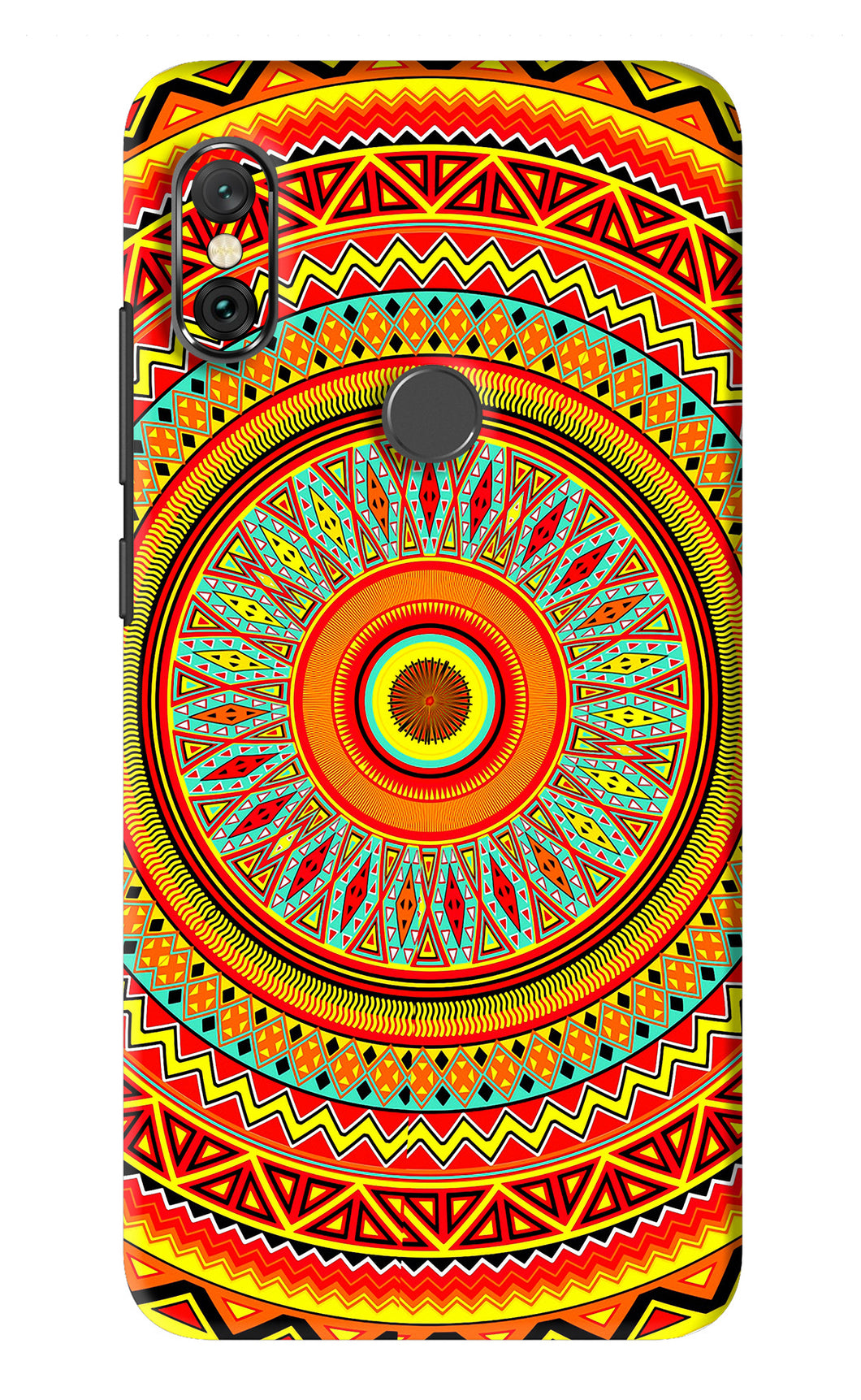 Mandala Pattern Xiaomi Redmi Note 6 Pro Back Skin Wrap