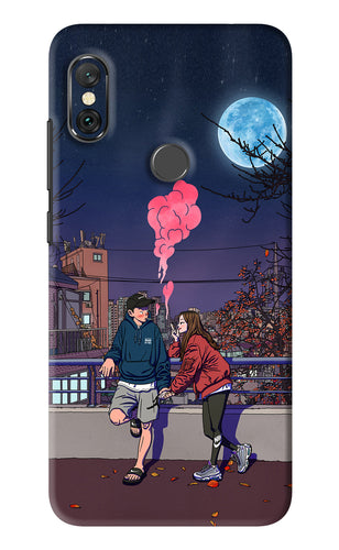 Chilling Couple Xiaomi Redmi Note 6 Pro Back Skin Wrap