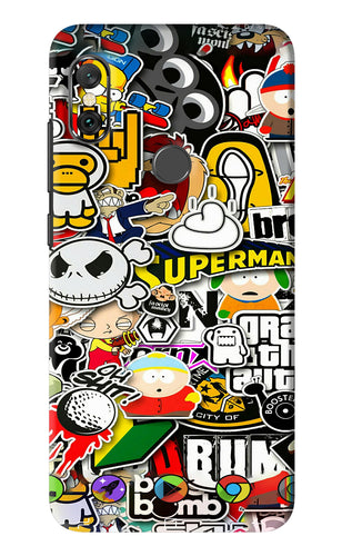 Sticker Bomb Xiaomi Redmi Note 6 Pro Back Skin Wrap